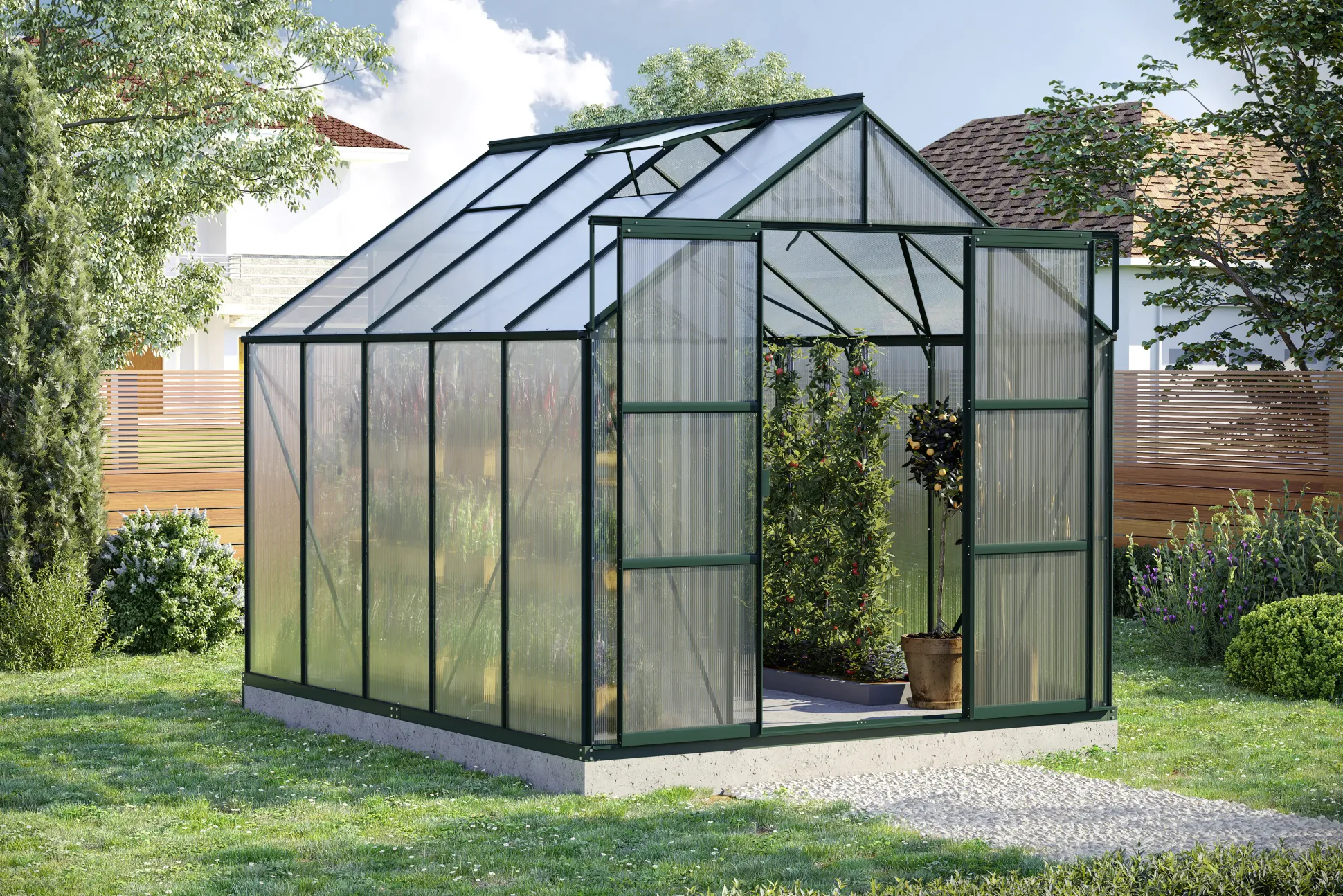 Vitavia Gewächshaus Uranus 8300 HPK 6 mm 254 x 317 cm