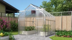 Vitavia Gewächshaus-Set Dione 6700 HKP 4 mm alu 254 x 254 cm