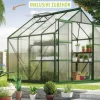 Vitavia Gewächshaus-Set Uranus 6700 HKP 4 mm smaragd 254 x 254 cm