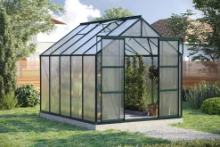 Vitavia Gewächshaus-Set Uranus 8300 HKP 4 mm smaragd 254 x 317 cm