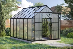 Vitavia Gewächshaus-Set Uranus 9900 HKP 6 mm schwarz 254 x 379 cm