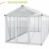 Vitavia Gewächshaus-Set Zeus 15700 ESG/HKP alu 266 x 621 cm