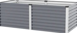 Vitavia Hochbeet Meta 96 x 188 x 63 cm granit aluminium
