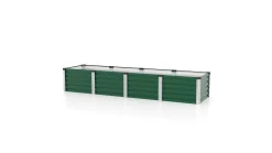 Vitavia Hochbeet Meta In & Out 401L seegras/alu 2,45 x 0,65 x 0,40 m