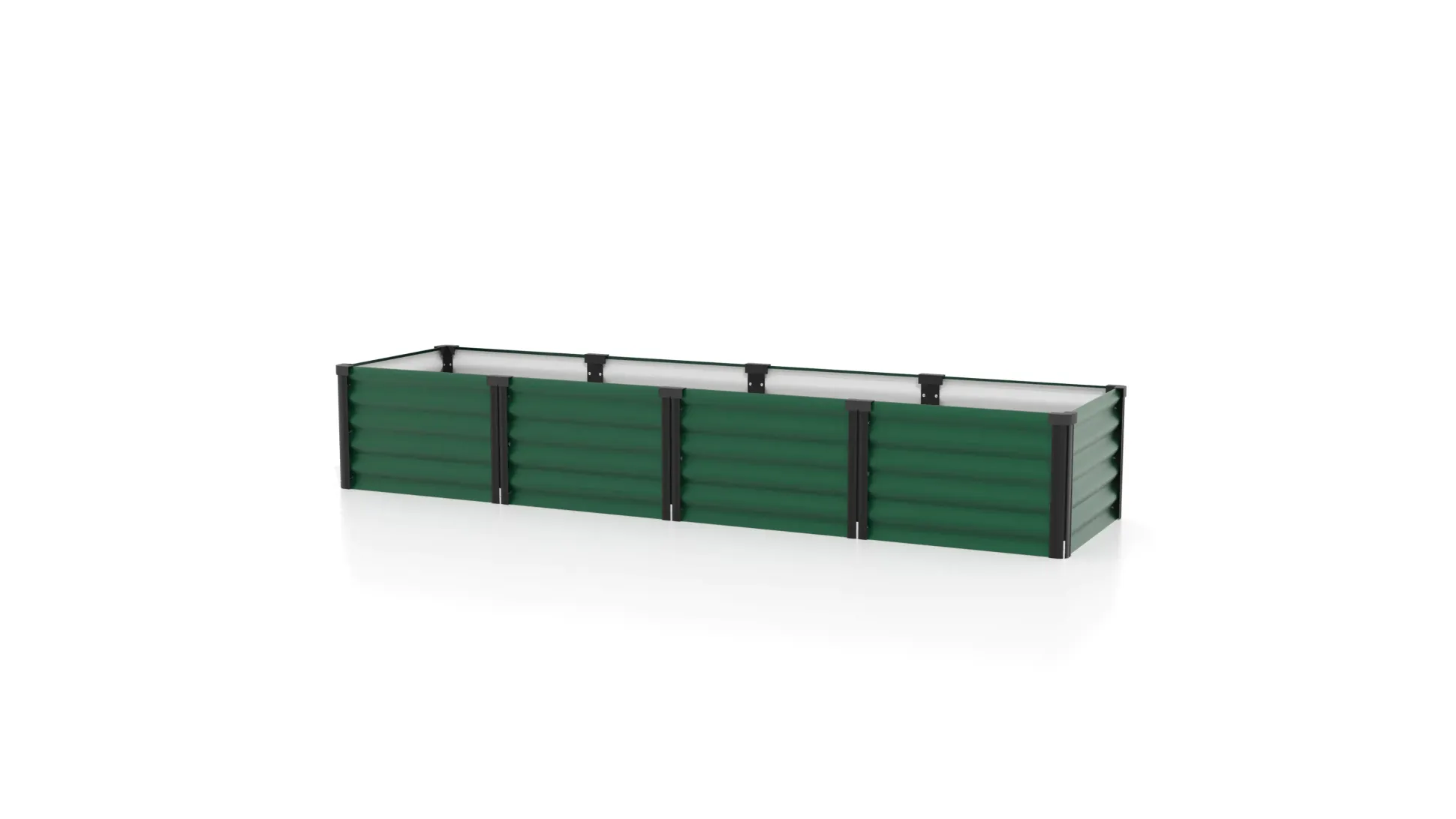 Vitavia Hochbeet Meta In & Out 401L seegras/schwarz 2,45 x 0,65 x 0,40 m
