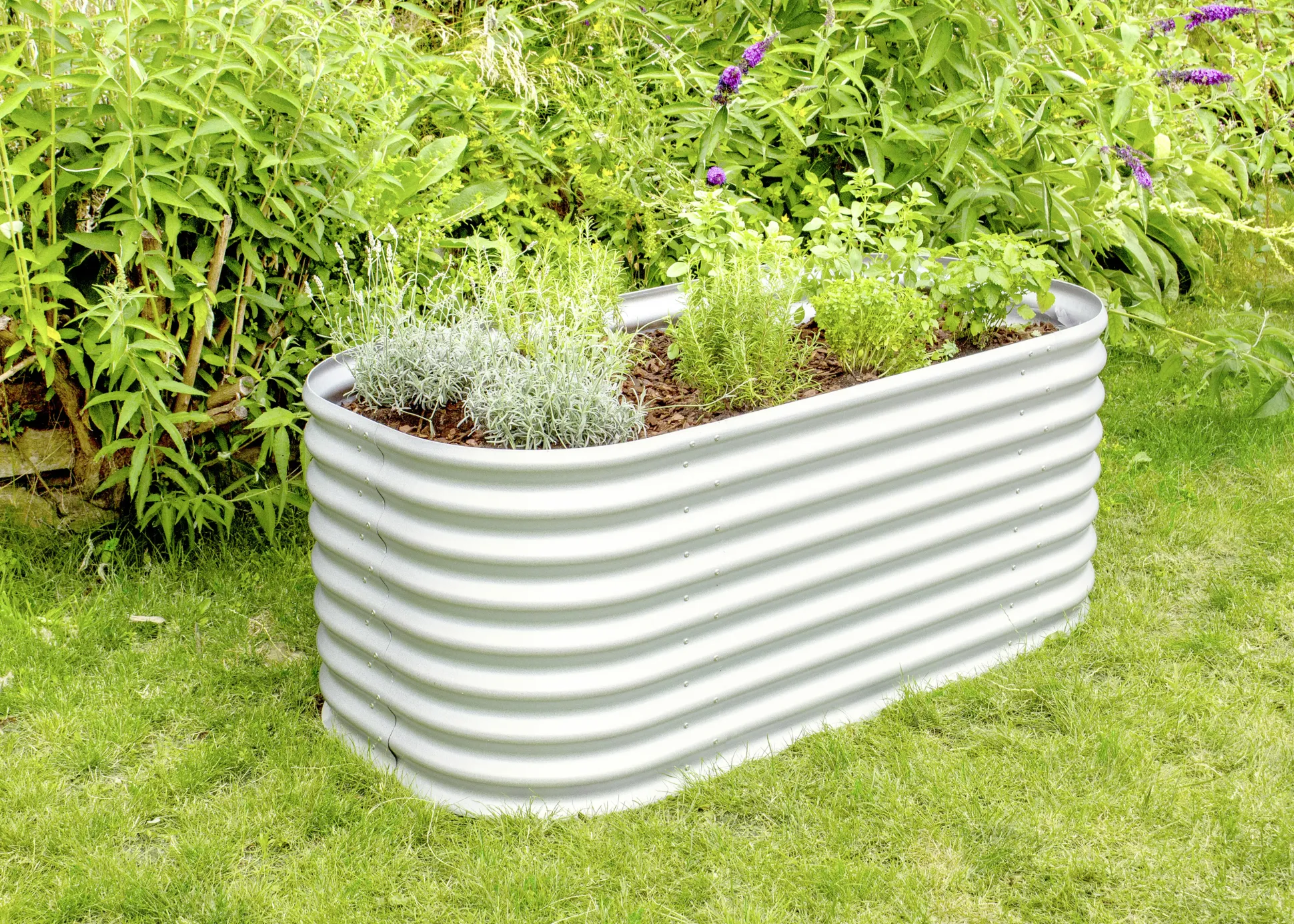 Vitavia Hochbeet Terra Basic 82 x 162 x 63 cm aluminium