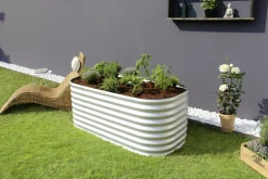 Vitavia Hochbeet Terra Basic 82 x 162 x 63 cm aluminium