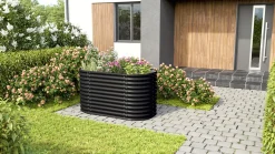Vitavia Hochbeet Terra Basic 82 x 162 x 86 cm schwarz