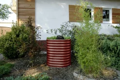 Vitavia Hochbeet Terra Rund 82 x 82 x 86 cm rubin