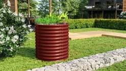 Vitavia Hochbeet Terra Rund 82 x 82 x 86 cm rubin