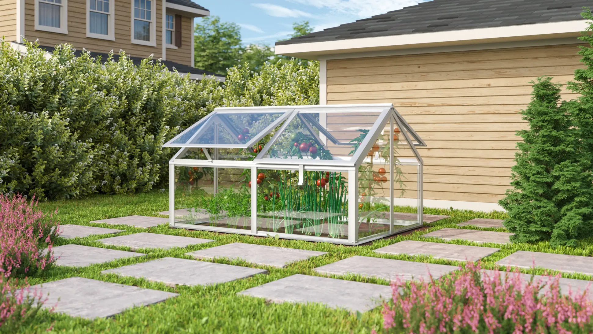 Vitavia Hochfrühbeet Zola 89 x 124 x 71 cm 3 mm ESG