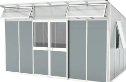 Vitavia Metallgerätehaus Kosmos 11500 salbei-grau 392 x 295 cm