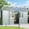 Vitavia Metallgerätehaus Kosmos 11500 salbei-grau eloxiert 392 x 295 cm