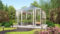 Vitavia Premium-Gewächshaus Minos 10200 317 x 322 cm 3 mm ESG