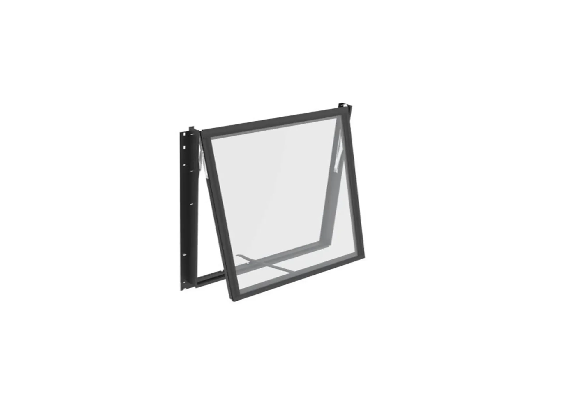 Vitavia Seitenfenster ESG-Glas für Gewächshaus Athena schwarz