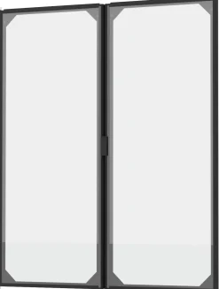 Vitavia Tür für Tomatenhaus Napoli 900 ESG 3 mm schwarz 119,7 x 149 cm