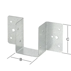 Vormann Leichte Balkenschuhe sendzimir verzinkt 25 x 78 mm