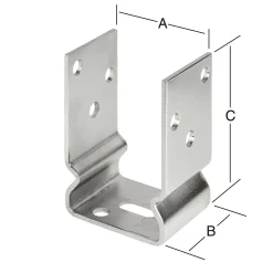 Vormann Schwere Stützenschuhe 91 x 60 x 120 mm