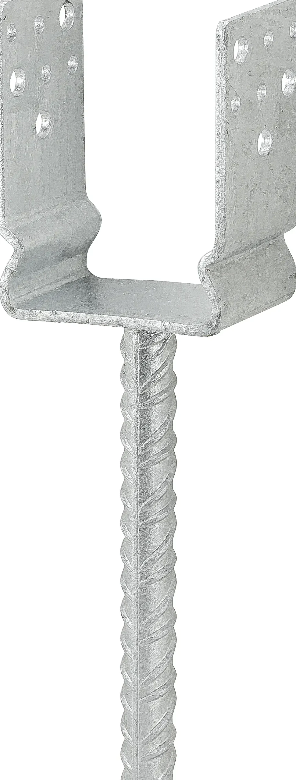 Vormann Schwere Stützenschuhe feuerverzinkt 71 x 60 x 125/325 mm