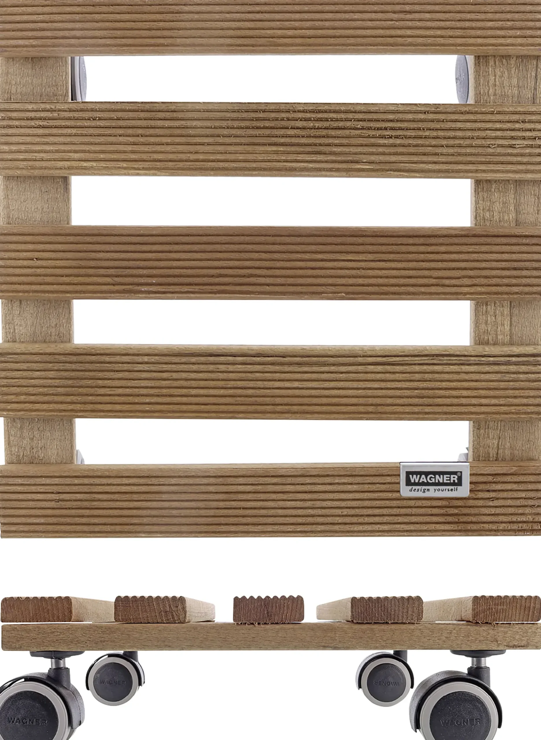 Wagner Multiroller Holz 28 x 28 cm braun