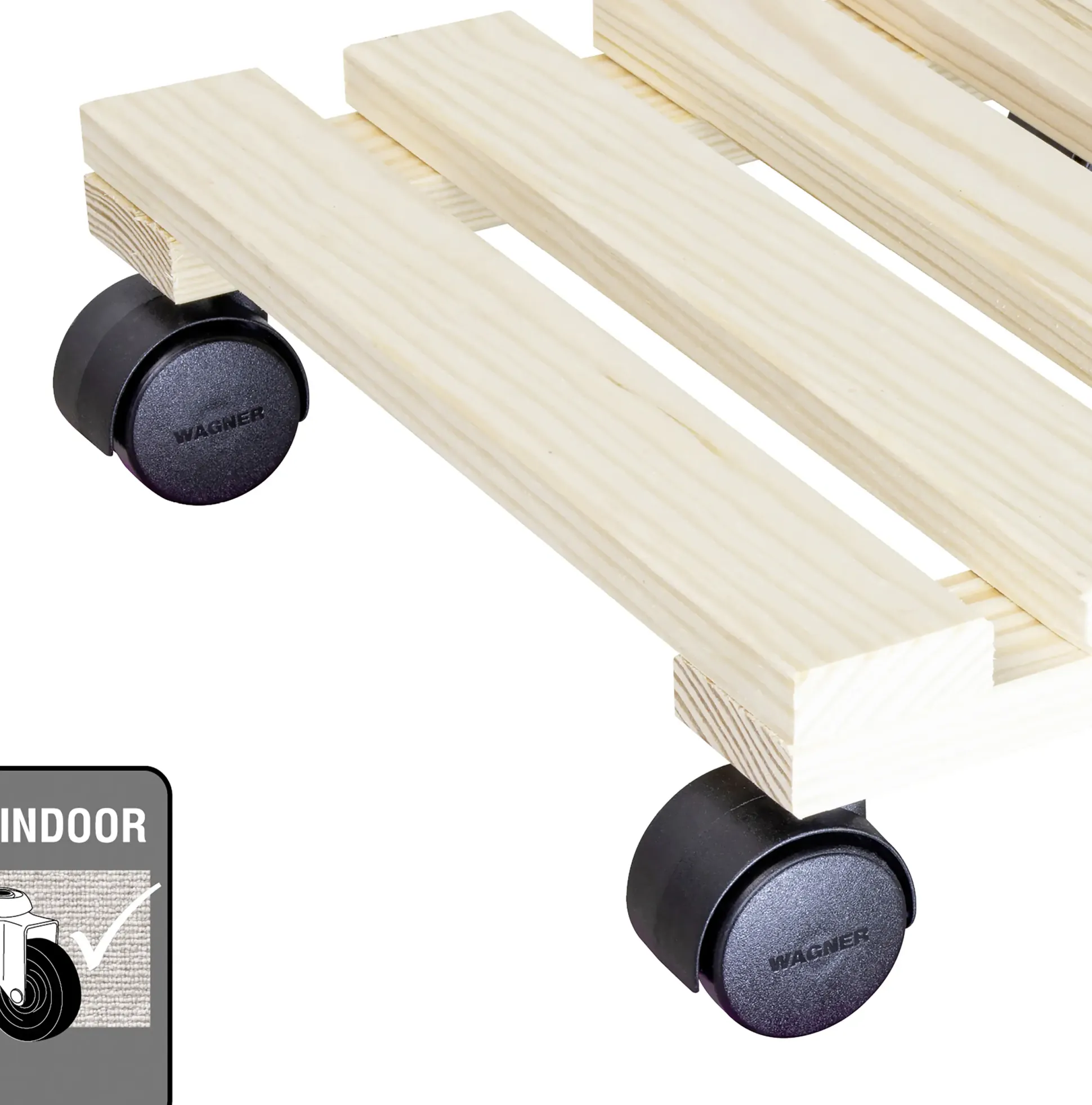 Wagner Multiroller Holz 30 x 30 cm natur