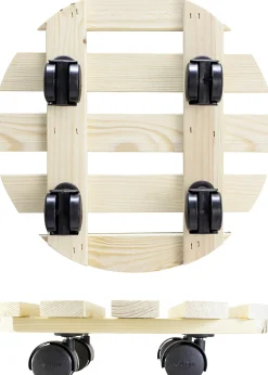 Wagner Multiroller Holz Ø 30 cm natur