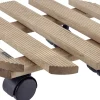 Wagner Pflanzenroller Country Holz Ø 30 cm braun