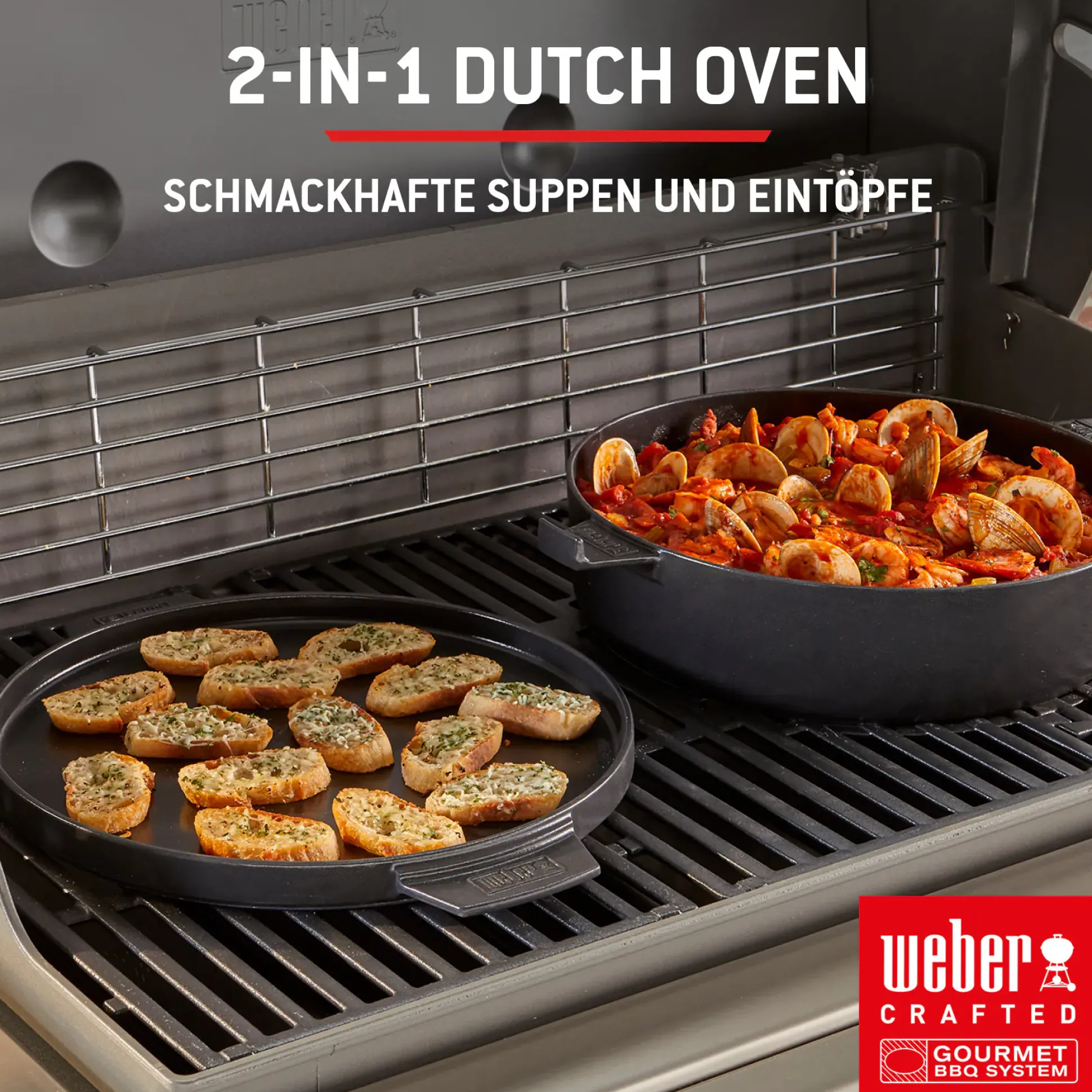 Weber Gasgrill Spirit E-335, Grillfläche: 52 x 44 cm