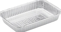 Weber Tropfschalen Aluminium, 10 Stück, für Weber Q-/Spirit- und Genesis