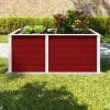 Weka Ergänzungssatz Hochbeet Modular , 21 mm, rot, 67 cm