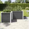 Weka Ergänzungssatz Hochbeet Modular , 21 mm, anthrazit, 67 cm
