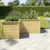 Weka Ergänzungssatz Hochbeet Modular , 21 mm, natur, 67 cm
