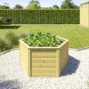 Weka Hochbeet Element naturbelassen 143 x 143 x 68,5 cm