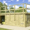Weka Massivholzpool-Set Mosaik 595 Gr. 2 636 x 400 x 116 cm inkl. Sandfilteranlage