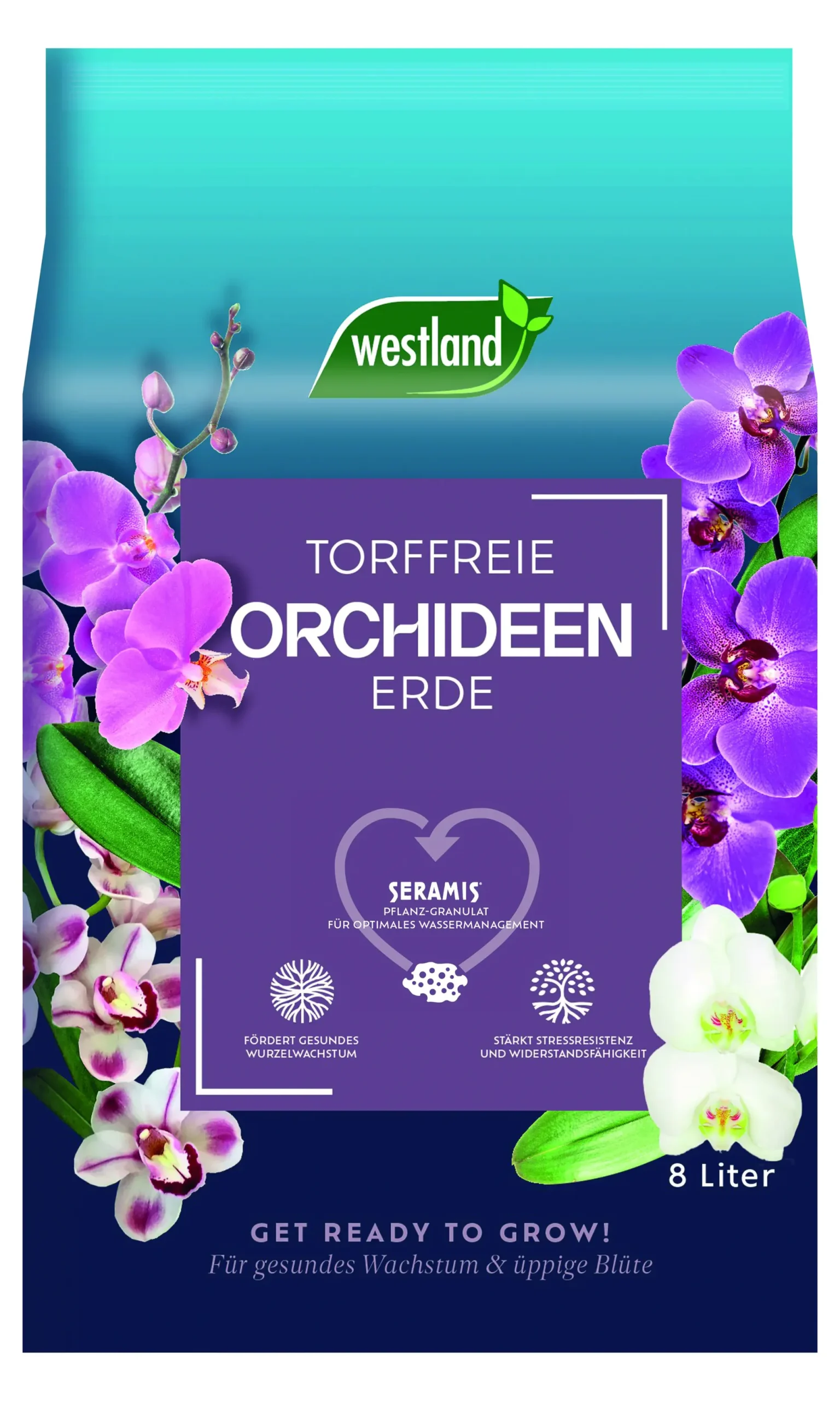 Westland Orchideen Erde torffrei 8 L