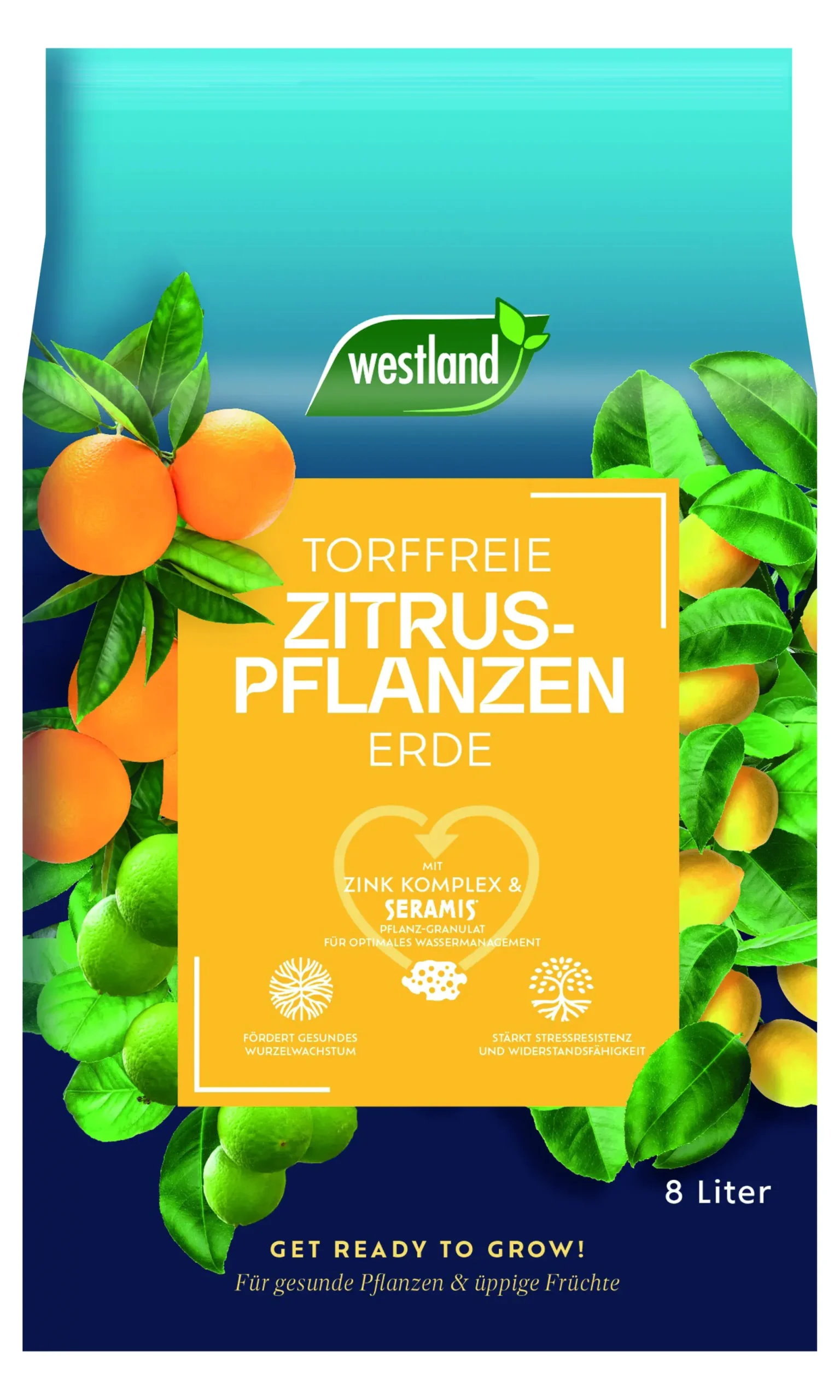 Westland Zitrus Erde torffrei 8 L