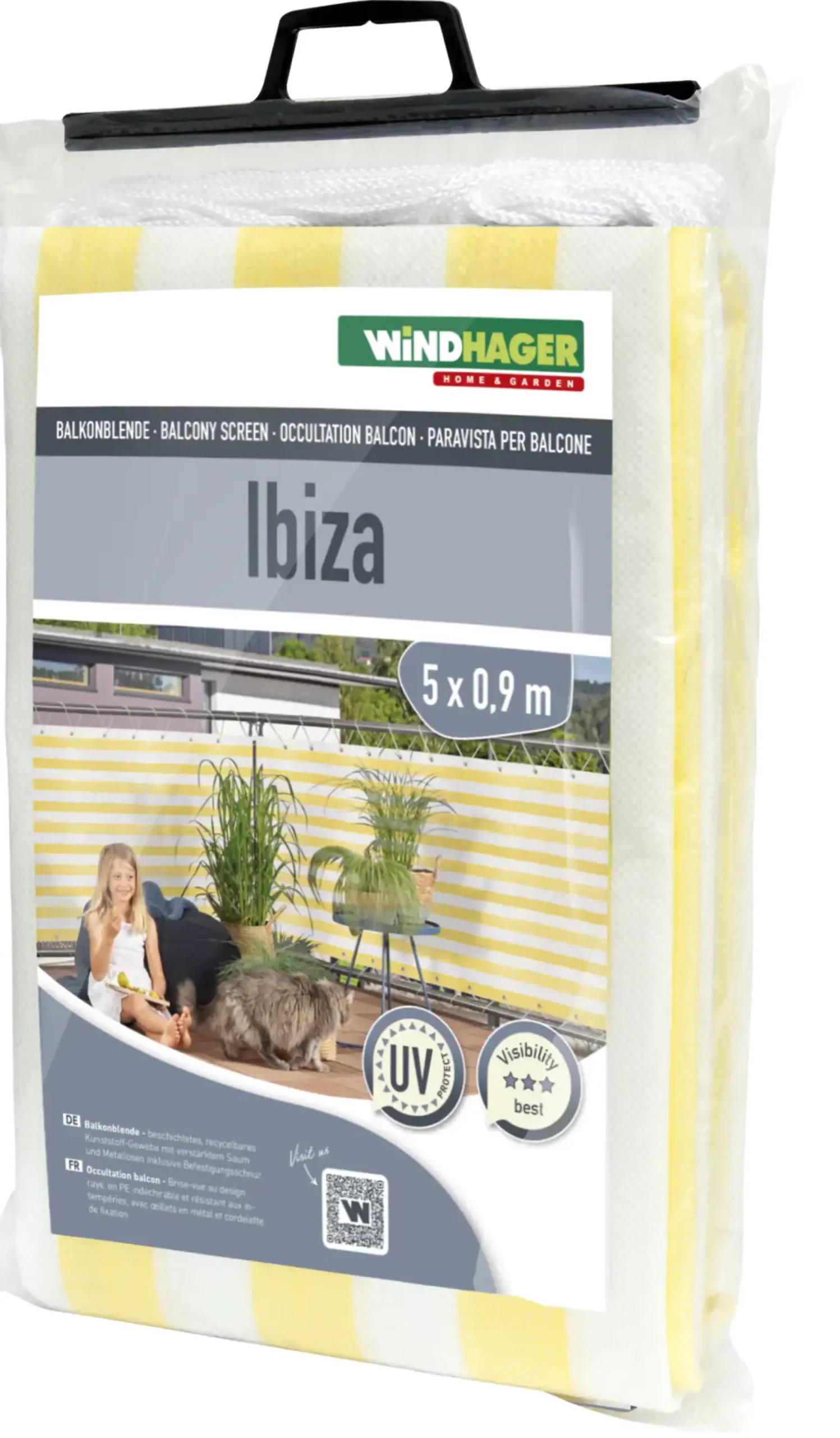 Windhager Balkonblende Ibiza 0,9 x 5 m