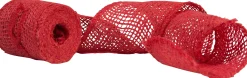 Windhager Deko Band Jute 6 cm x 3 m, rot