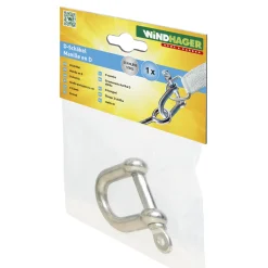 Windhager D-Schäkel Edelstahl rostfrei