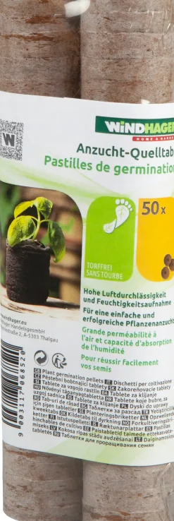 Windhager Kokosquelltabs 3,5 cm, 50 Stück
