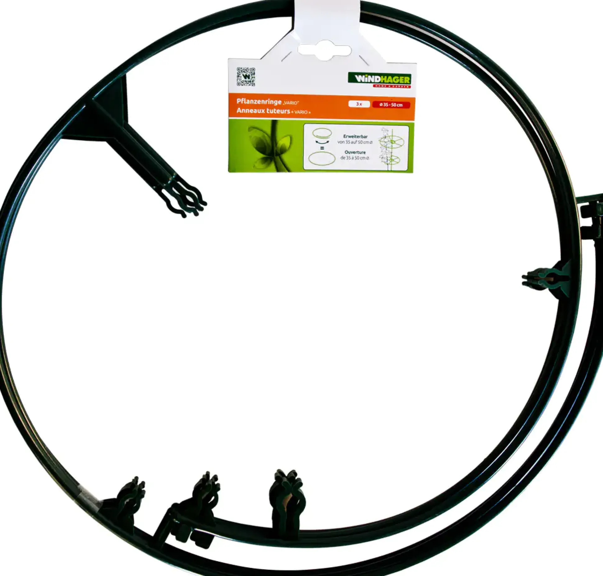 Windhager Pflanzenring Vario 30 - 40 cm, 3 Stück