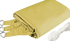 Windhager Sonnensegel Cannes gelb 3 x 3 x 3 m