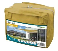 Windhager Sonnensegel Cannes gelb 4 x 4 x 4 m