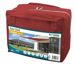 Windhager Sonnensegel Cannes brick 3 x 3 x 3 m