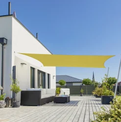 Windhager Sonnensegel Cannes gelb 3 x 4 m