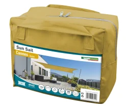 Windhager Sonnensegel Cannes gelb 3 x 4 m