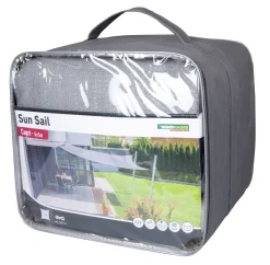 Windhager Sonnensegel Capri grau 5 x 5 m