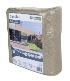 Windhager Sonnensegel Elba Elfenbein 3,6 x 3,6 m