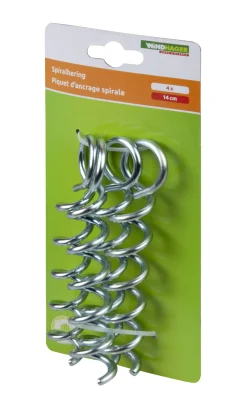 Windhager Spiral-Erdhering 14 cm 4 Stück