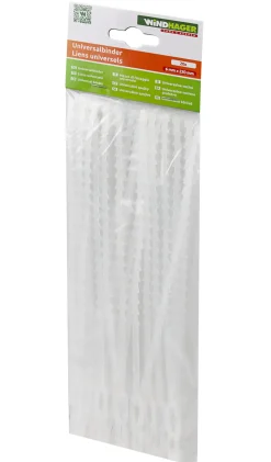 Windhager Universalbinder transparent, 20 Stück